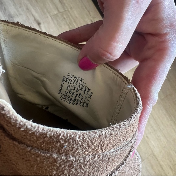 Dana Buchman Leather Heeled Western Boho Clog Mules with Buckles - Picture 10 of 10